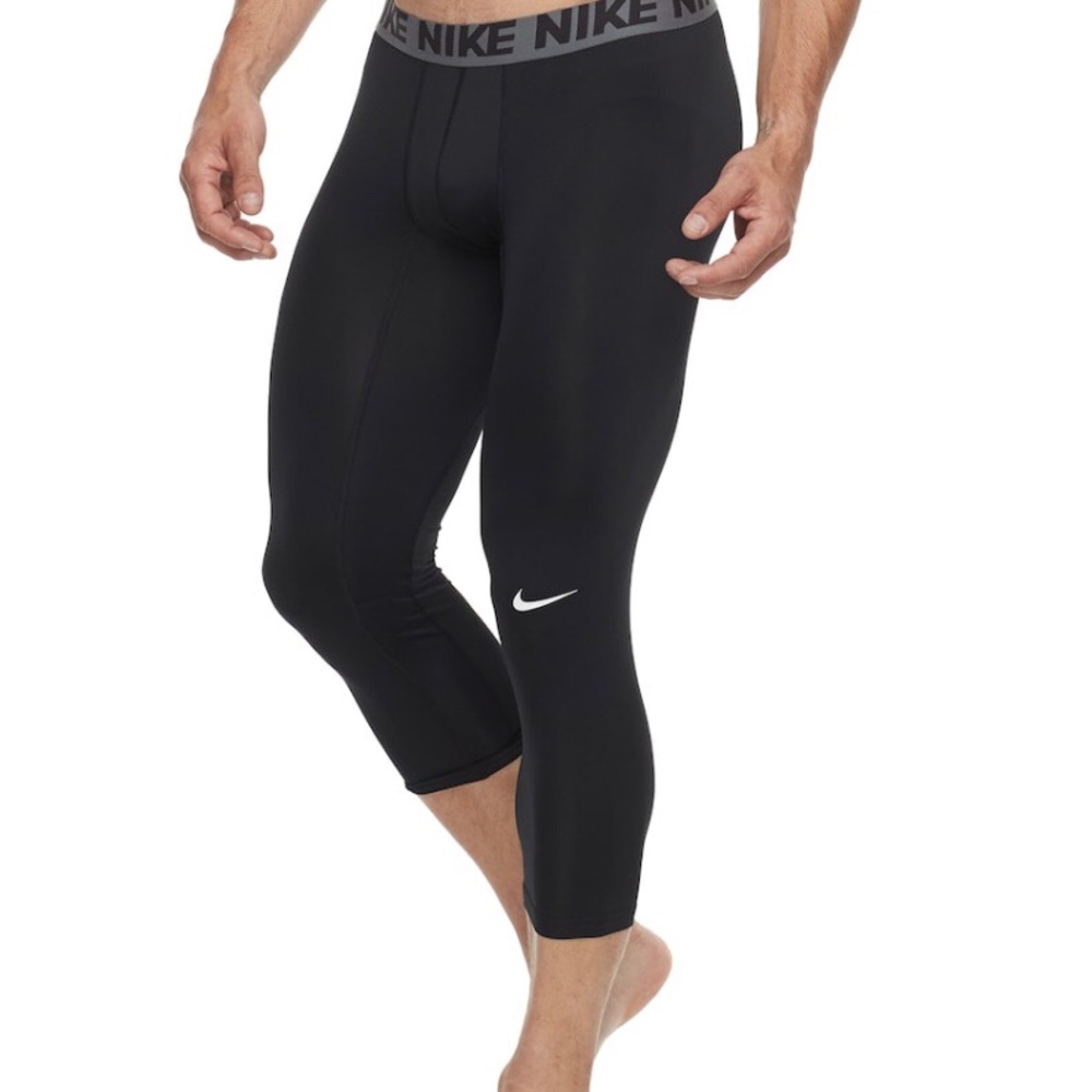EUC Nike Pro Men’s 3/4 Gray Tights